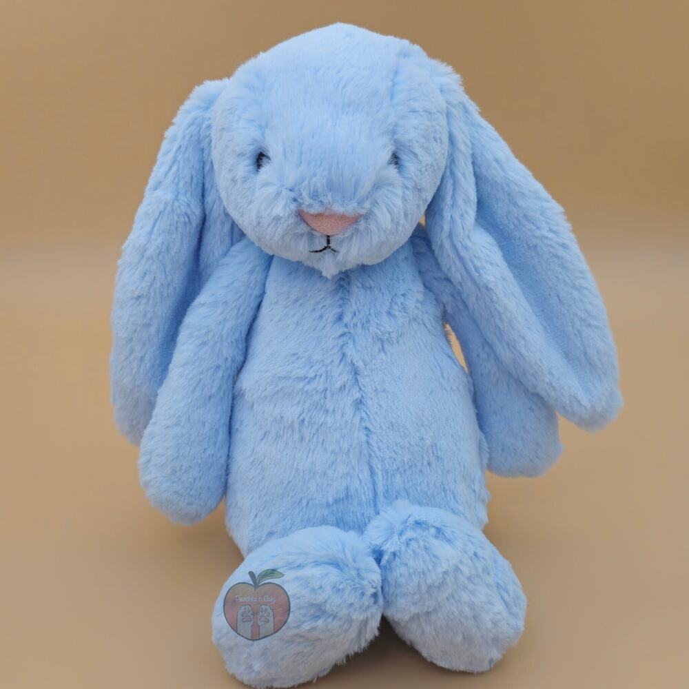 Jellycat Bashful Blue Bunny Medium - AUTHENTIC - NEW WITH TAGS